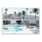 Stupell Industries Swimming Pool, Modern House & Palm Trees Wall Art